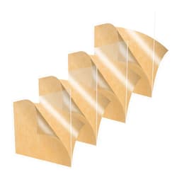 SimbaLux Acrylic Sheet Clear Cast Plexiglass 12” x 12” Square Panel 1/8” Thick (3mm) Pack of 4 Transparent Plastic Plexi Glass Board with Protective Paper for Signs, DIY Display Projects, Craft