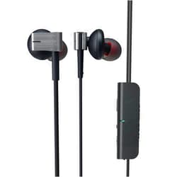 Phiaton PS 202 NC Active Noise Cancelling Wired Earbuds in Ear Stereo Earphones with Microphone and Remote, 10 Hours Playtime, 3.5mm Jack, Premium Aluminum Construction Headphones