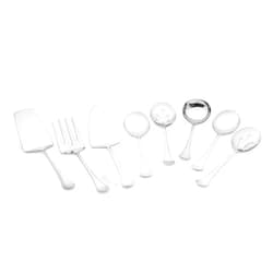 Avador® Premium Set of 8 Stainless Steel Hostess Serving Unitensil Tool Set for Weddings | Buffer | Party | Kitchen | Restaurants