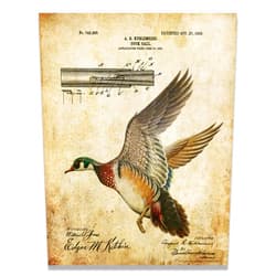 Inspirational Wall Art Co. Duck Call - Vintage Patent Rustic Duck Hunting Wall Decor 8x10 Unframed Art Poster Print - Mallard Hunting Ad Decorations for Bar, Man Cave, Cabin, Lodge - Hunting Gifts for Men, Boys and Hunters