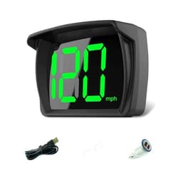 Downhill 1 PC GPS Speedometer HUD Display, Y03 Head Up Speed Digital Screen, USB Plug-in Daytime Speedometer Charger, Universal for Most Cars, Trucks, SUVs (Black)