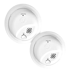 First Alert SMI100, Battery-Operated Smoke Alarm, 2-Pack