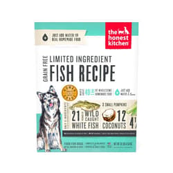 The Honest Kitchen Dehydrated Limited Ingredient Dog Food – Complete Meal or Dog Food Topper – Fish 10 lb (makes 40 lbs)
