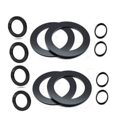 YMHYJY 25076RP Washer and Ring Kit for 1-1/2in Fittings, O-Ring Rubber Washer for Intex Pool Plunger Valves and Intex Replacement Gasket 10745, 10262 and 10255 (12 pcs)