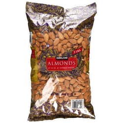Kirkland Signature nZKcGE Supreme Whole Almonds, 3 Pound (2 Pack)