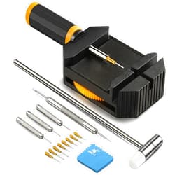JOREST Watch Link Removal Kit, Resizing Tool for Bracelet Adjustment & Replacement, Pin Remover for Sizing Strap, Watch Adjuster, Hammer for Watch Repair, Adjust Band, with User Manual, Punches