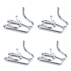 JIPIMON Dog Collar Extra Links Designed for Training Collars (4 Pack) Steel Chrome Plated Dog Training Collar Links (4.00mm, Silver)