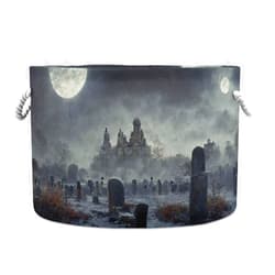 TecEr Two-moons Print Extra Large Laundry Basket Toy Storage Basket 20