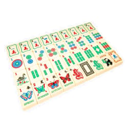 American-Wholesaler Inc. Linda Li American Mah Jongg Tile Set – The Artisan Collection – 166 Ivory Color Engraved Tiles (Tiles Only)