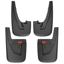 Husky Liners — Front & Rear Mud Guards | Fits 2019 - 2024 Ram 2500, Ram 3500 (Without Fender Flares & Excludes Dually, Front & Rear - Black, 4 Pc | 58046