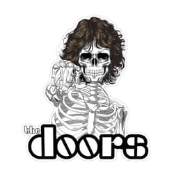 Pinkman Tailor Skull Sticker 27 Club Music Band Inspired Vinyl Bumper Skull Decal Stickers for Luggage, Cars, Boats, Laptops, Water Bottles, etc. (5 inches x 4.6 inches (13 cm x 12 cm)), White