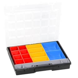 Allit 457202 Assortment Box with 15 Inserts, Multi-Colour