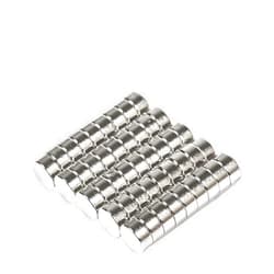 AZUMIO 30Pcs 6x3mm N52 Strong Magnetic Round Disc Block Rare Earth Neodymium Magnets for Acoustic Field Electronics