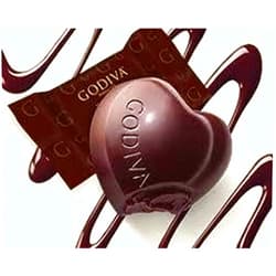 River Finn Organics Godiva Chocolatier Masterpiece Chocolates - Gourmet Chocolates - Individually Wrapped- 2 Lbs./100 Count - Perfect for Gifts & Candy Bowls (Dark Chocolate Ganache Heart)