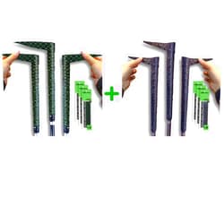 ALIEN PROS 6 Pack Cubic & Magic Mix Golf Grip Wrapping Tapes - ReGrip in 1 Minute
