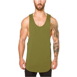 BETORY Mens Quick Dry Workout Stringer Tank Tops Casual Sleeveless Gym Bodybuilding Fitness Cut Off Muscle T-Shirts