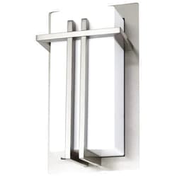 Sunlite Crossbar Indoor Wall Sconce, Stainless Steel Finish