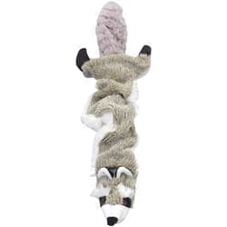 SPOT Ethical Pet SPOT Bungee Skinneeez | Stuffingless Plush Animal Toy for Dogs | Interactive Dog Toys | Raccoon | Expands 36