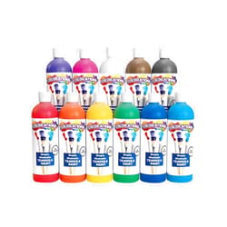 Colorations - SWT16 Simply Washable Tempera Paints, 16 fl oz, Set of 11 Colors, Non Toxic, Vibrant, Bold, Kids Paint, Craft, Hobby, Arts & Crafts, Fun, Art Supplies