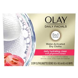 Olay 4-In-1 Daily Facial Cloths, Normal Skin 33 Count, Packaging May Vary