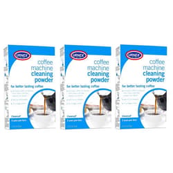 Urnex Cleancaf Coffee and Esspresso Machine Cleaning Powder - 3 Uses Per Box - Professional Espresso and Coffee Maker Cleaner 3 Pack
