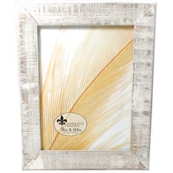 Lawrence Frames Lawrence 734080 8x10 Distressed Gray Wood With White Wash Picture Frame