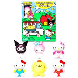 Micro Teenies Hello Kitty and Friends 6 Pack - Miniature Plush Figure, Suffed Animal, Toy Mini Soft Figure for Kids, Girls and Boys Ages 4+