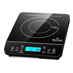 Duxtop Portable Induction Cooktop, Countertop Burner Induction Hot Plate with LCD Sensor Touch 1800 Watts, Black 9610LS BT-200DZ