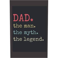 By Linda & Jessica (Author) dad the man the myth the legend: Father's day gift for any dad,Happy father's Day notebook/ Journal(Diary, Notebook)to Write in for father's Day, fathers day gifts for dad from sons,daughters.
