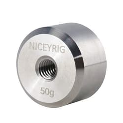 NICEYRIG Couterweight 50g Applicable for DJI Ronin S/SC/RS2/RSC2 and Zhiyun Gimbal Stabilizer for BMPCC 4K&6K Heavy-Sided Camera Counter Weight - 430