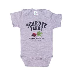 Ebenezer Fire The Office Onesie/Schrute Farms/Baby Dwight Outfit/Sublimated Design/Unisex Bodysuit