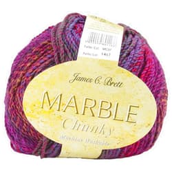 James C. Brett Marble Chunky Yarn by James C. Brett (MC37 Pink Berry)