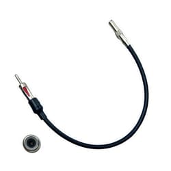 WildTundra Black Copper Radio Antenna Adapter Compatible with Dodge Ram Jeep Wrangler Ford Escape Explorer Lincoln Mercury Aftermarket Radio Stereo Antenna Connector Cable Plug