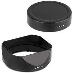 Haoge LH-RX1B Square Metal Bayonet Lens Hood Shade for Sony RX1 RX1R RX1RII rx1m2 and FE 35MM F2.8 55MM/F1.8 E Mount Lens