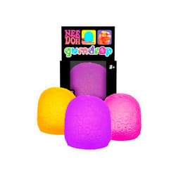 Schylling NeeDoh Gumdrop Textured Sensory Fidget Toy Colors May Vary (3 Pack)