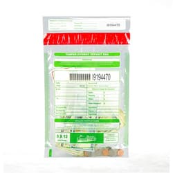 CASHIER DEPOT YOUR ONE STOP SHOP FOR ALL CASHIER'S NEEDS 500 Cashier Depot Tamper Evident Bank Deposit Bags, 9