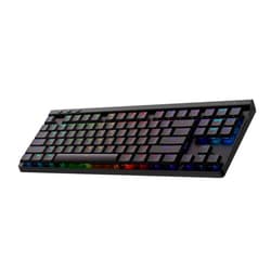 Logitech G515 Wireless Gaming Keyboard TKL, LIGHTSYNC RGB, Thin Tenkeyless Design, Double-Shot PBT Keycaps, Tactile Brown Mechanical Switches - Black (Renewed)
