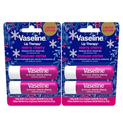 Vaseline Lip Therapy Stick Twin Pack – Merry Cherry Holiday Limited Edition (2-Pack)