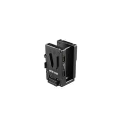 Wooden Camera Dual Battery Plate Cradle for Teradek Bolt LT 6 and Bolt LT 4K Transmitter, with 3 D-Tap Ports for Accessory Power (V-Mount)