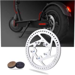 Yungeln Brake Disc Pad Compatible with M365 /1S Electric Scooter Replacement Parts 110mm/4.3inch Diameter with 5 mounting Holes Stainless