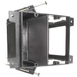 Arlington LVD2 2-Gang Combo Electrical/Low-Voltage Box, Black, 1-Pack