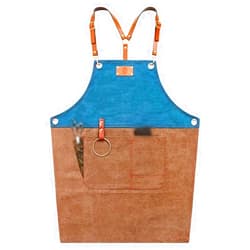 Lingula Apron with Pockets Work Apron Chef Apron Cross Back Apron Kitchen Accessories Housework Apron Fashion Apron Barista Apron Cooking Aprons (Color : A)