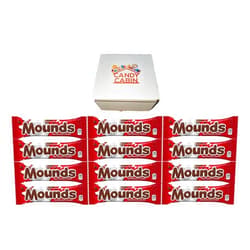 CANDY CABIN MOUNDS Dark Chocolate and Coconut 1.75 Oz Candy Bar, Multiple Pack Box By CANDY CABIN (12 Pack)
