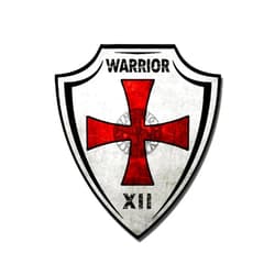 Warrior 12 Knights Templar Insignia Crest Decal Premium Vinyl Die Cut UV Coating Military Decals for Patriots | Outdoor/Indoor Stickers for Vehicles, Laptops, and Gears