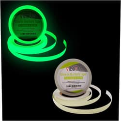 Viecam Ultra-Bright Glow Tape - 0.5” x 33 FT Premium Non-Toxic Luminous Tape, Strong Adhesive, Long-Lasting Night Visibility, Safe for Indoors & Outdoors, No Residue, Ideal for Safety & Décor