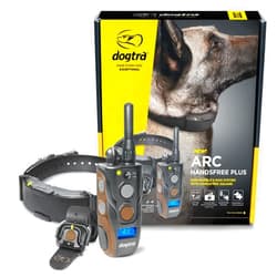 Dogtra ARC HANDSFREE PLUS Boost and Lock, Remote Dog Training E-Collar, HANDSFREE SQUARE for Discreet Control, Waterproof, Rechargeable, 3/4-Mile Range, 1 Dog Expandable System Medium, Large Dogs