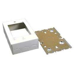 Wiremold Legrand Wiremold BW3 Metal Raceway for Extending Power, 700 Series, 1 Gang Deep Outlet Box, 1 3/8