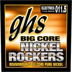 GHS Strings GHS BCM BIG CORE Nickel Rockers - Pure Nickel Electric Guitar Strings Medium (11 1/2-56)