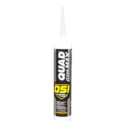 OSI Quad Max Window, Door and Siding Sealant, Clear, 9.5 fl oz Cartridge, Pack of 12