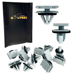 AOLYGEI C99 20pcs Rocker Wheel Flare Moulding Gray Clips for GM Jeep Grand Cherokee Compass Cherokee 68172491AA 68271803AA 68395627AA GM 11571175 19352782 Traverse